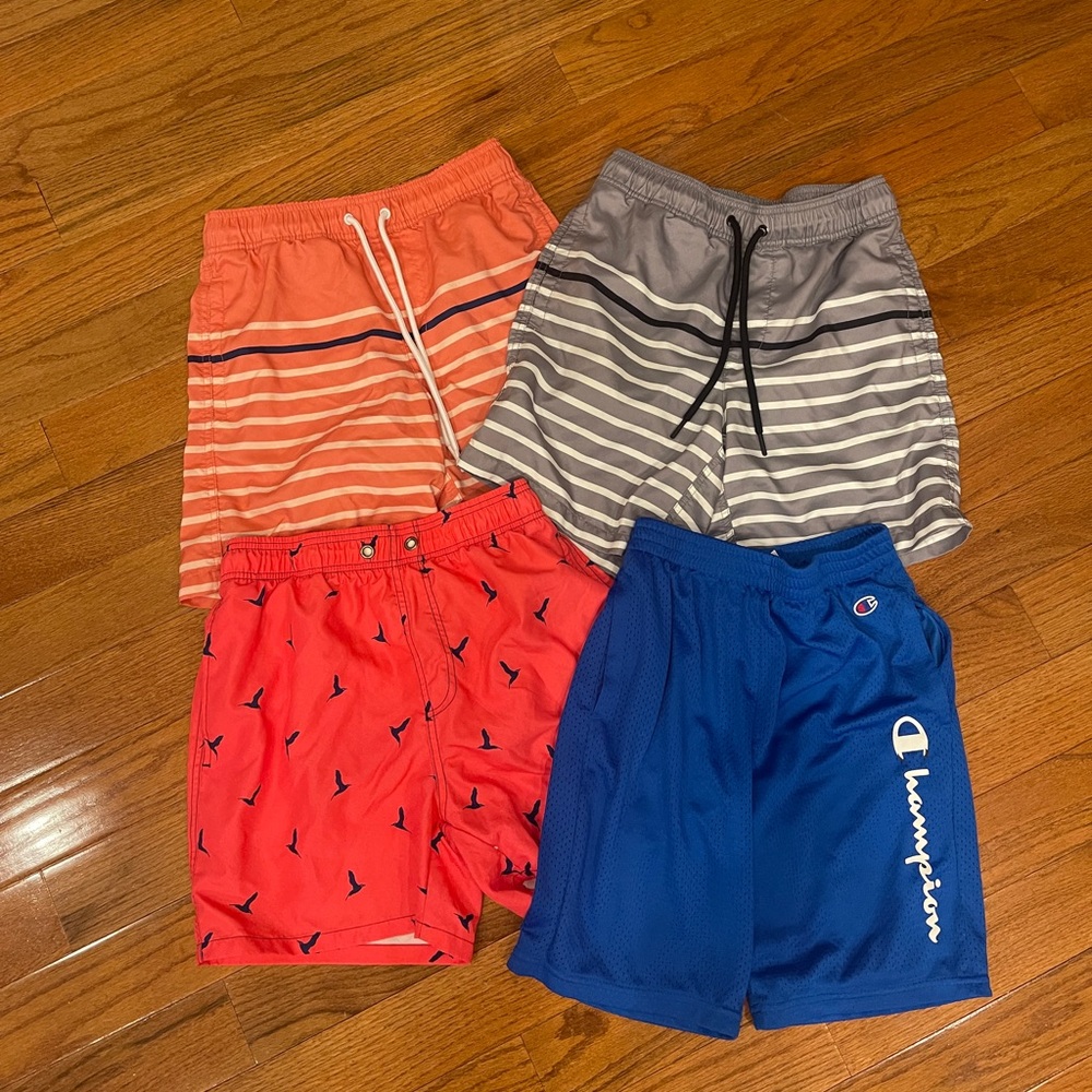 Amazon Essentials and Champion Swim Trunks Shorts Bundle Lot XS Men Boy